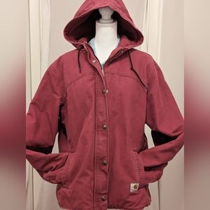 Carhartt women's L duck cloth work jacket